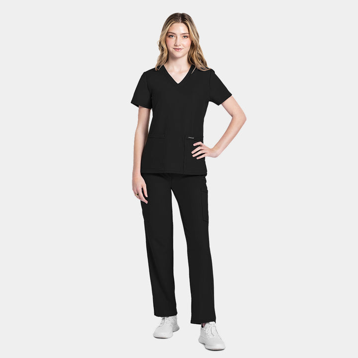 Cherokee Women’s Scrub Set CK953A & CK281A in Black
