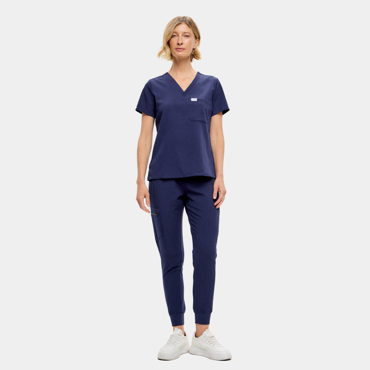 Allscrubs Brave Women's Scrub Set in Navy