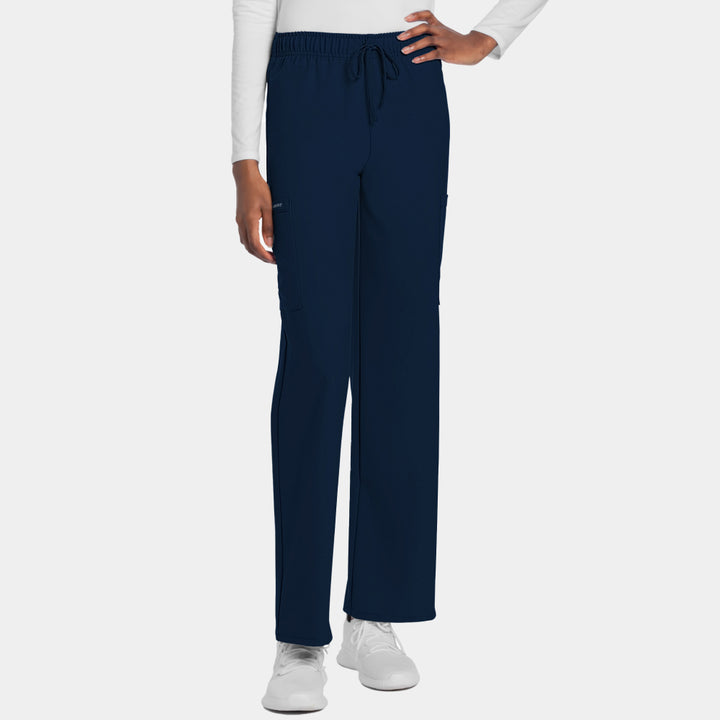 Cherokee Workwear Originals Ultra unisex scrub pants CK280A in Navy – front view