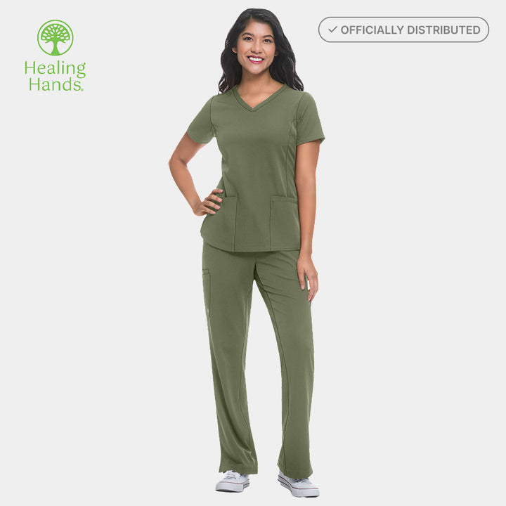 Healing Hands Women's Scrubs Set Monica & Rebecca in Olive – Alternative